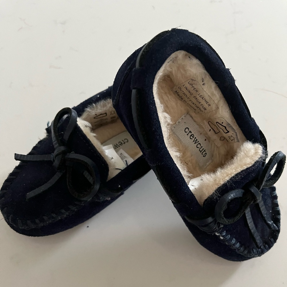 J.Crew crewcuts Faux Shearling Toddler Moccasins K8
